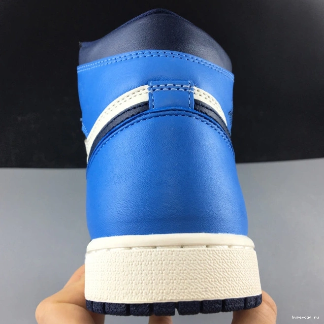 Jordan High 1 555088-140 Air Obsidian Retro OG 0911